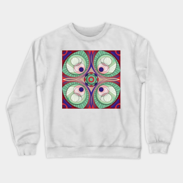 Mandala design Crewneck Sweatshirt by Anton Sever